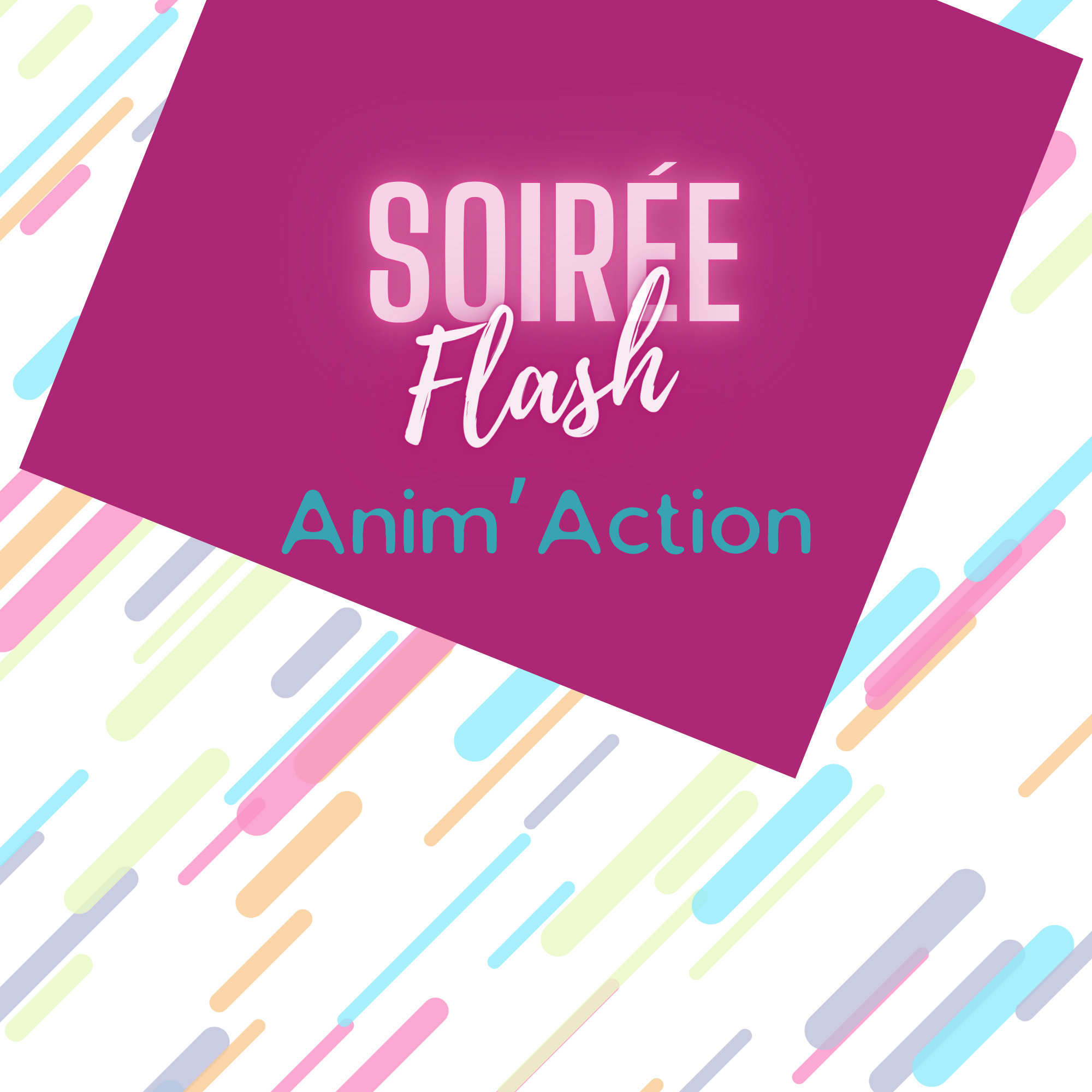 Soirée Flash Cinéma (Affiche (carrée)) Soirée Flash Cinéma (Affiche (carrée))